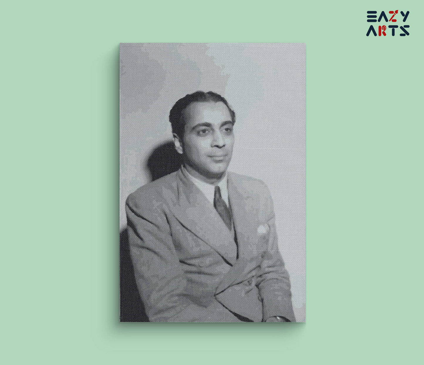 Dr. Homi J. Bhabha paint by numbers