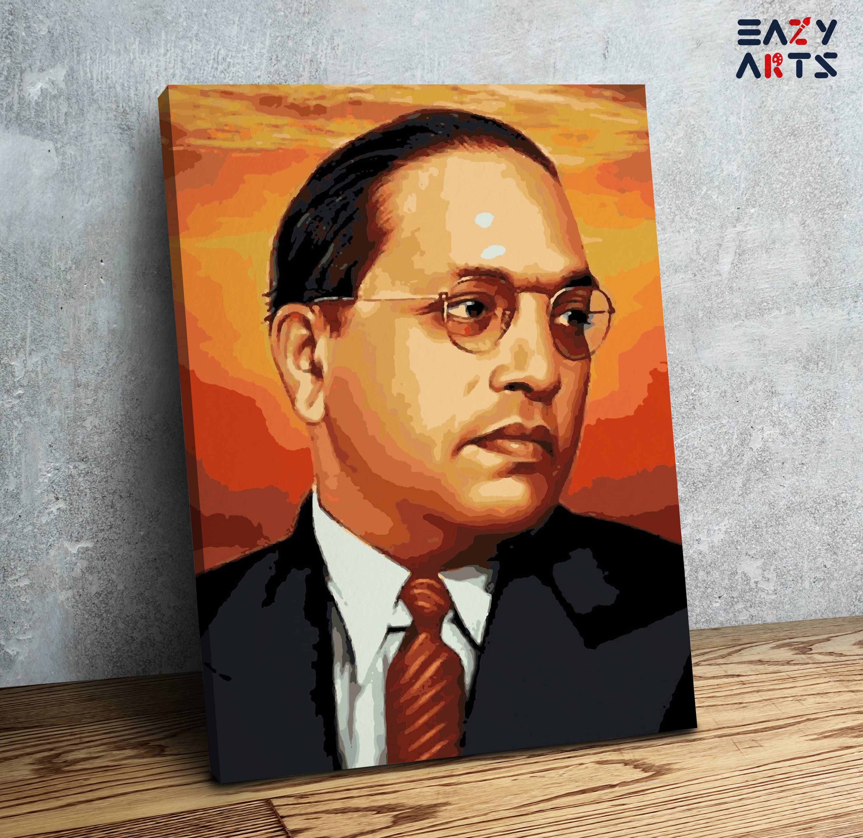 Painting Of Dr Bhimrao Ambedkar In Network Size - GranNino