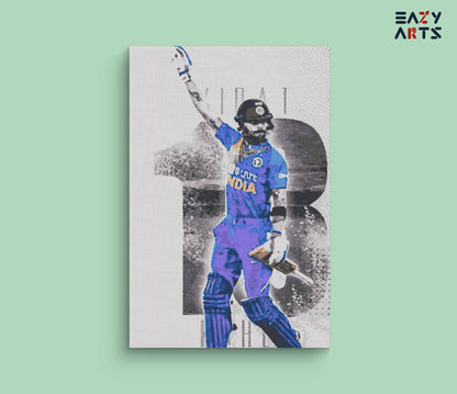 Virat Kohli 18 paint by numbers