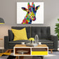 Giraffe abstract paint by numbers kit