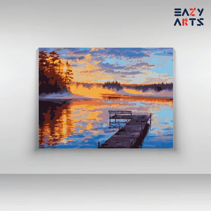 Sunset at Port PBN kit