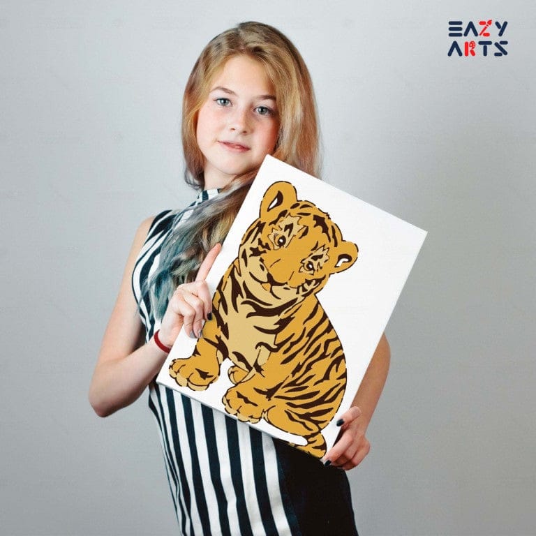 Baby Tiger Paint By Numbers kit