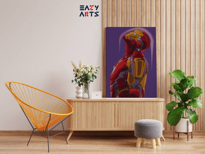 Ironman Flying paint by numbers kit