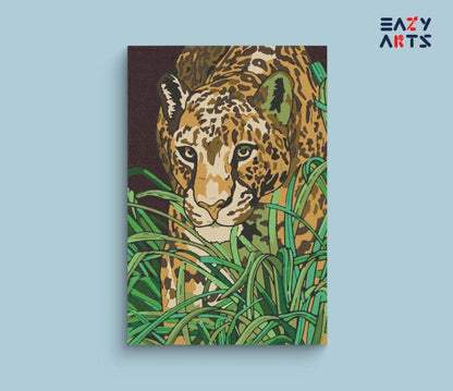 Cheetah Paint By Numbers kit for kids