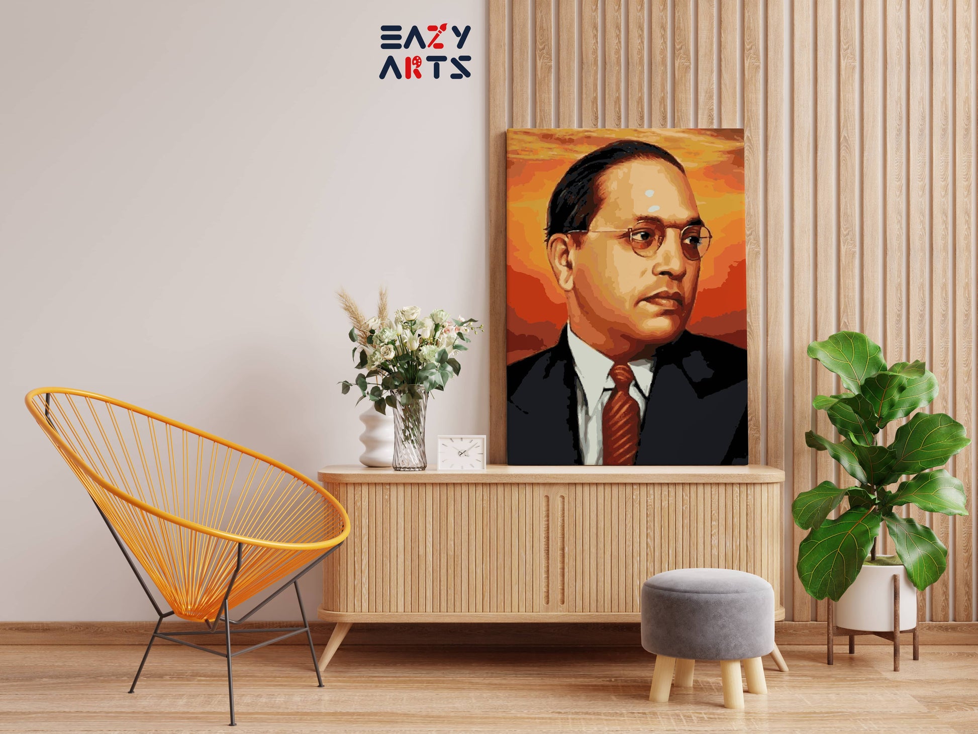 Dr. Babasaheb Ambedkar paint by numbers kit