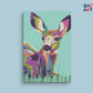 Deer Abstract Paint By Numbers kit for kids