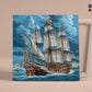 Pirate Ship In Ocean PBN kit