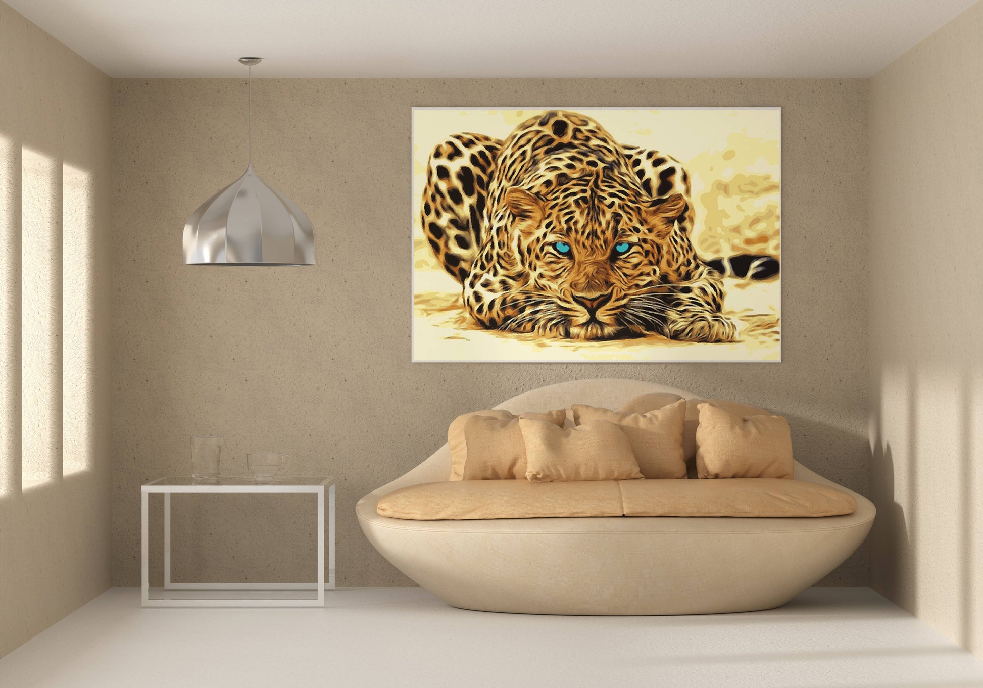 Keen Cheetah paint by numbers kit