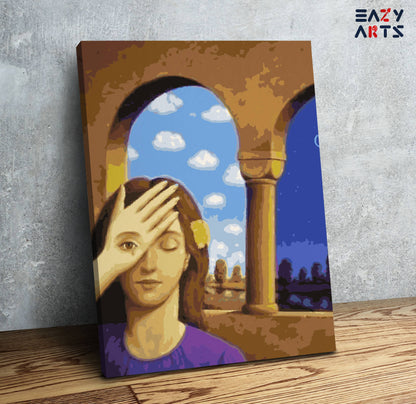 Eye Opener by MF Husain PBN kit