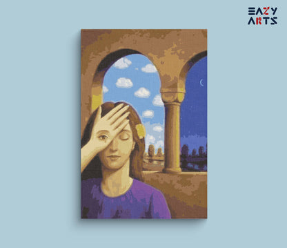 Eye Opener by MF Husain paint by numbers