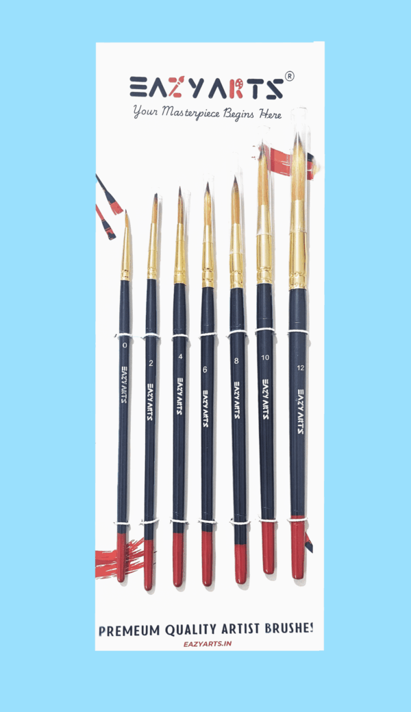 Premium Round Paint Brushes Set - Image 4
