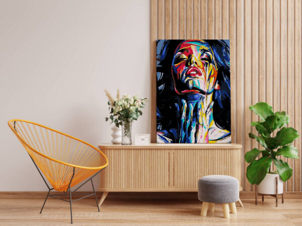 Women Abstract DIY Paint By Numbers kit - Image 2