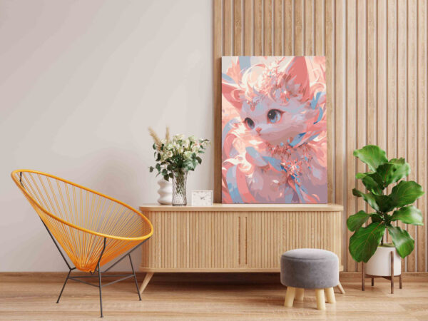Cute royal kitten Paint by Numbers Kit - Image 2
