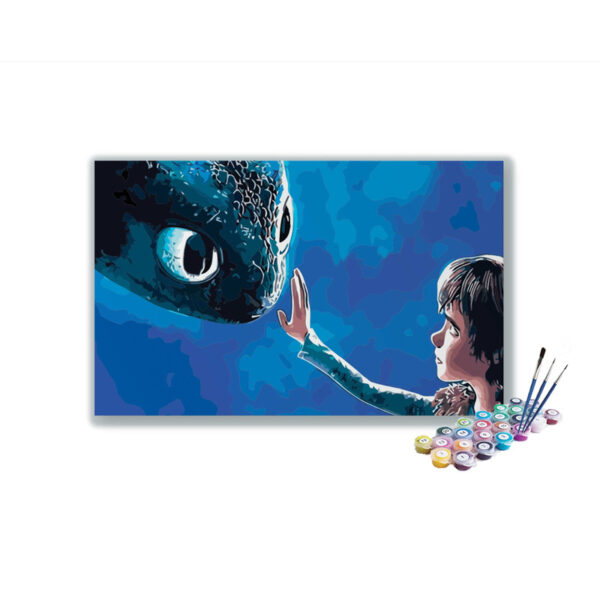 How to Train Your Dragon Paint-by-Number Kit