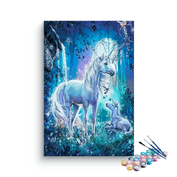 Enchanted Unicorns Paint by Numbers Kit