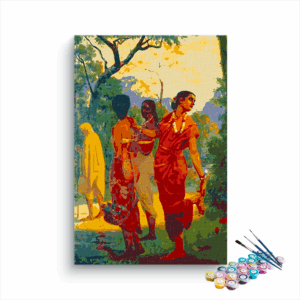 Shakuntala By Raja Ravi Varma Paint By Numbers kit