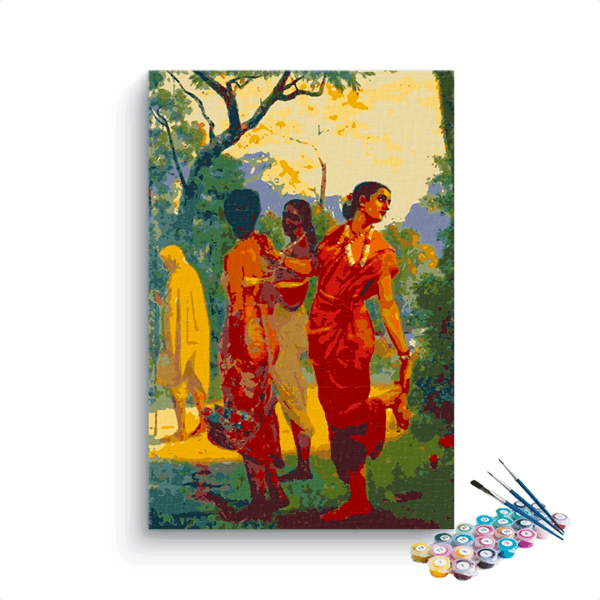 Shakuntala By Raja Ravi Varma Paint By Numbers kit