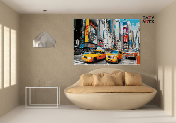 Time Sqaure NY Paint By Numbers kit - Image 2