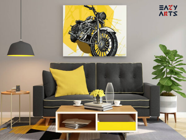 Royal Enfield Bike Paint By Numbers kit - Image 2