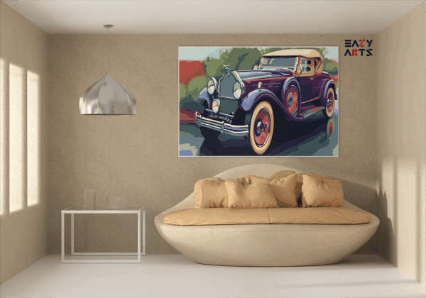 Classic Luxury Convertible Paint by Numbers Kit - Image 2