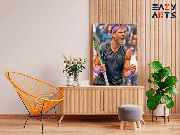 Rafael Nadal Victory Roar Paint by Numbers Kit - Image 2