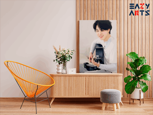 Jimin Guitar Serenade Paint by Numbers Kit - Image 2