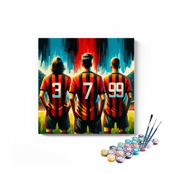 AC Milan Legends Paint by Numbers Kit