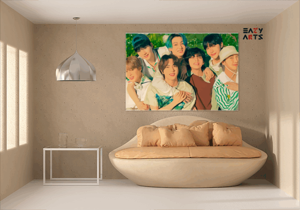 BTS 7 Members Paint by Numbers Kit - Image 2