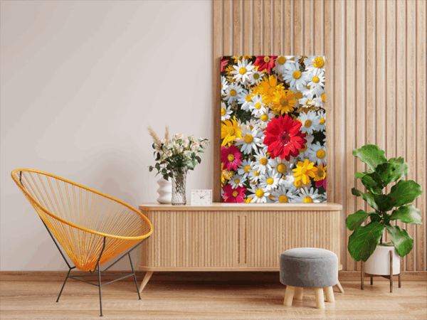 Field of Daisies: Bright Blossoms Paint by Numbers Kit - Image 2