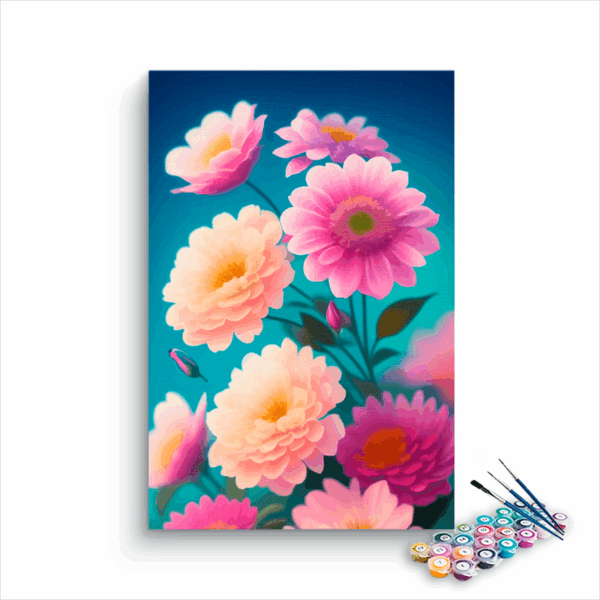 Dreamy Petals Glow Paint by Numbers Kit