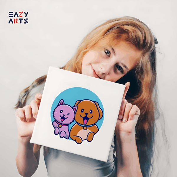 Cat and Dog PBN Kit For Kids - Image 2