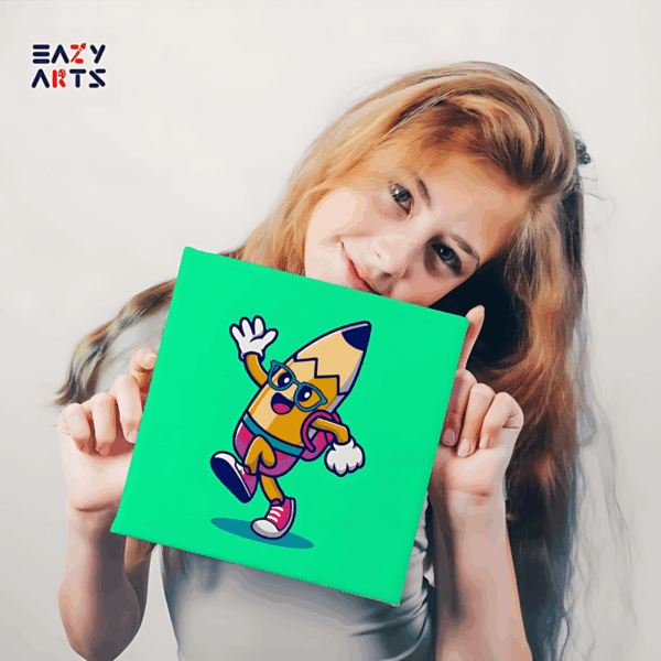 Pencil Cartoon Paint By Numbers Kit For Kids - Image 2