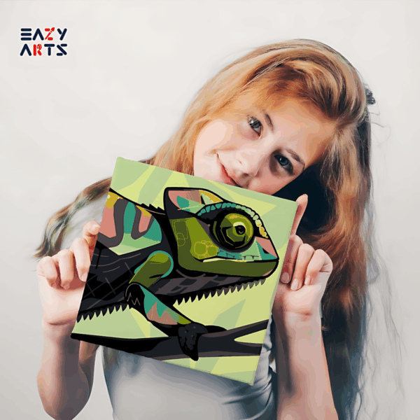 Chameleon PBN Kit For Kids - Image 2