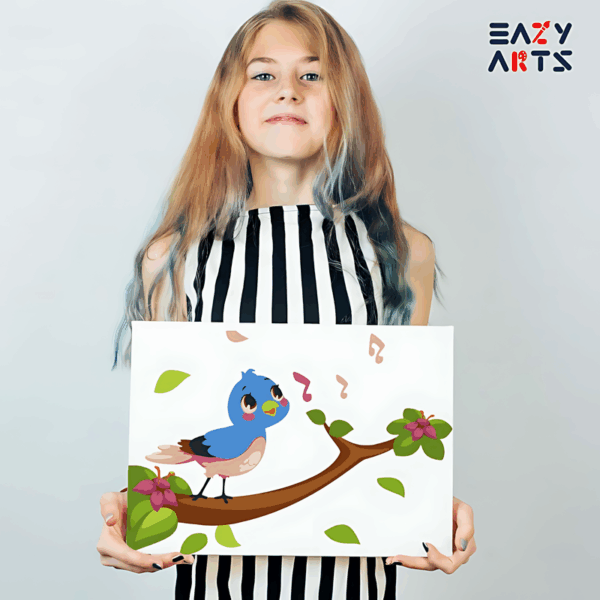 Nightingale Singing Paint By Numbers Kit For Kids - Image 2
