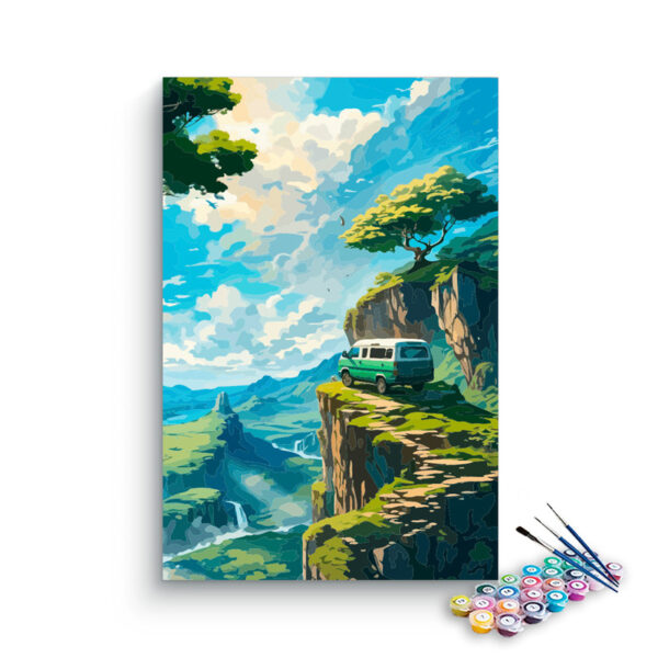Cliffside Explorer: Van Adventure Paint by Numbers Kit
