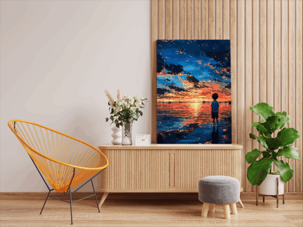 Evening Reflection Paint by Numbers Kit - Image 2