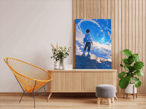 Adventure in the Sky Paint by Numbers Kit - Image 2
