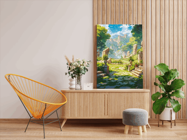 Enchanted Ruins Paint by Numbers Kit - Image 2