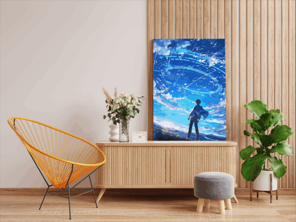 Stargazing Dreamscape Paint by Numbers Kit - Image 2