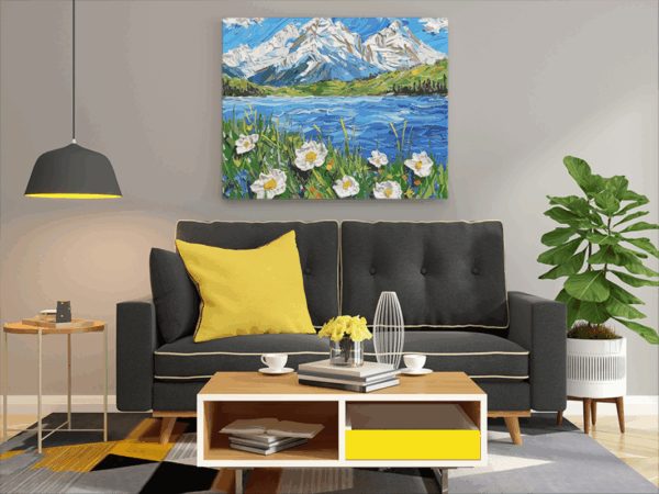 Alpine Bliss Paint by Numbers Kit - Image 2