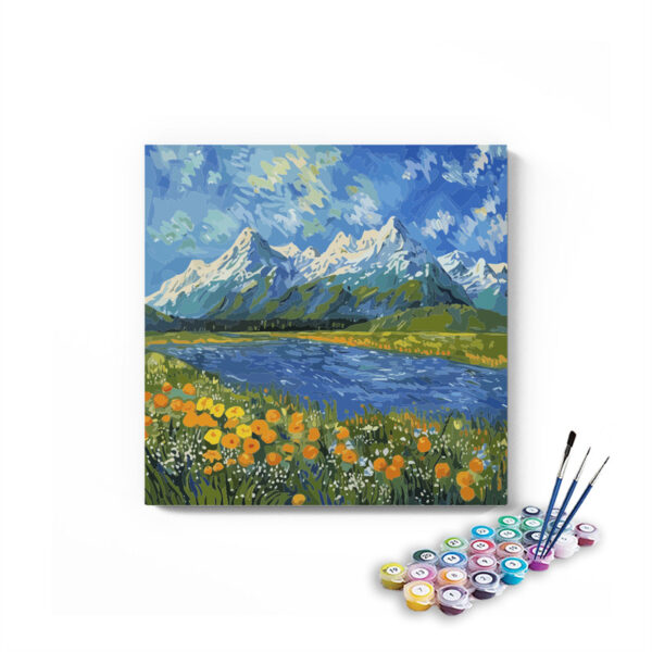 Alpine Blossom Paint by Numbers Kit