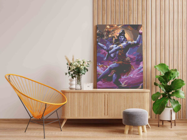 Shiva Tandava Dance Paint by Numbers Kit - Image 2
