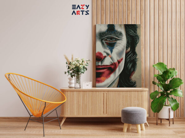 Joker Half Face Paint By Numbers kit - Image 2