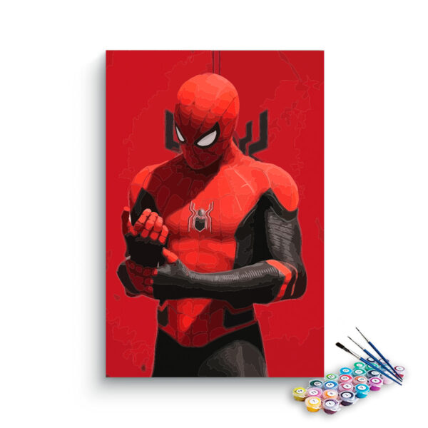 Spiderman New Suit Paint By Numbers kit