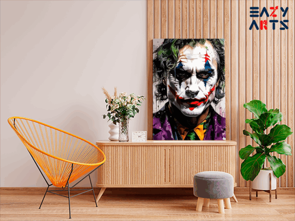 Joker Chaos Masterpiece Paint by Numbers Kit - Image 2