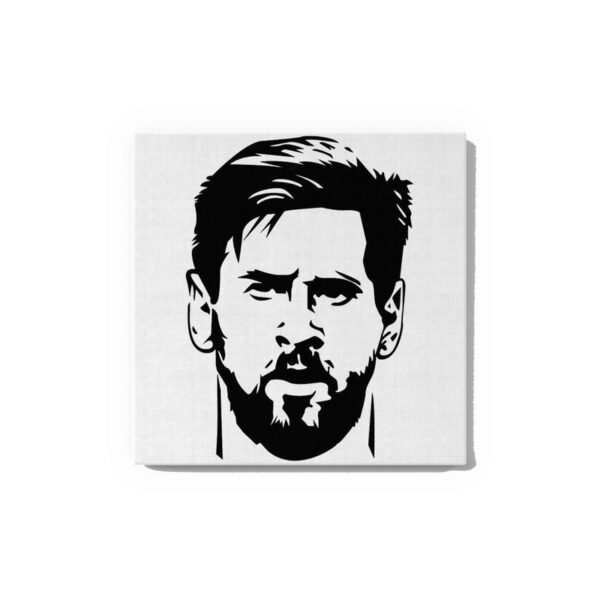 Lionel Messi Glow in the Dark Painting Kit – DIY Canvas Art for Football Fans | Eazy Arts Paint Set with Brushes & Glow Paint