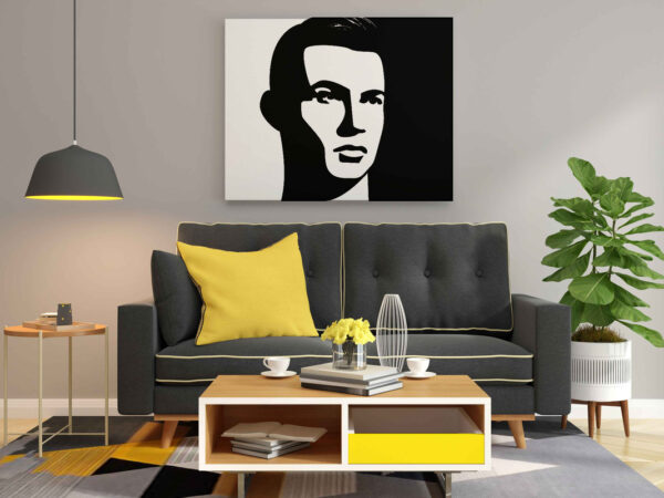 Cristiano Ronaldo Glow in the Dark DIY Painting Kit – Football Wall Art for CR7 Fans | Paint Set by Eazy Arts - Image 2