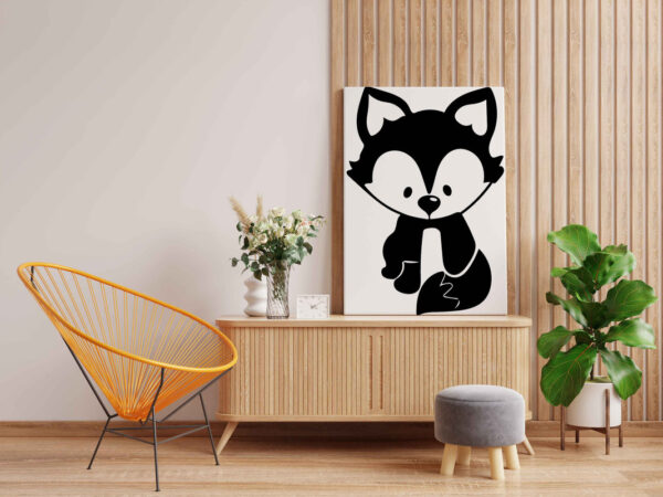 Cute Baby Raccoon Glow in the Dark Painting Kit – DIY Animal Art for Kids | Eazy Arts - Image 2