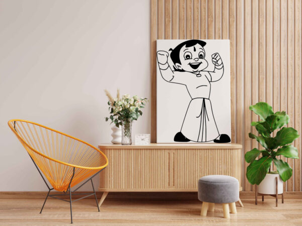 Chhota Bheem Glow in the Dark Painting Kit – DIY Cartoon Art for Kids | Eazy Arts - Image 2