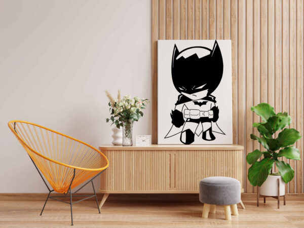 Kid Batman Glow in the Dark Painting Kit – DIY Superhero Wall Art for Kids | Eazy Arts - Image 2